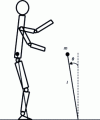 Figure 5 - Simple inverted pendulum model to control a humanoid robot