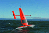 Figure 8 - Saildrone (6 m, 550 kg), developed by Saildrone Inc., tested in the Bering Sea in 2015 and on several long-term missions [14].