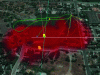 Figure 19 - A map showing an area under surveillance after a mission [38].