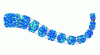 Figure 2 - Three
dimensional volume mesh of a soft robot inspired by the elephant trunk