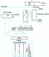 Figure 43 - Free counter, frequency divider and overflow flag