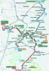 Figure 1 - Tramway network since September 2000