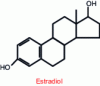 Figure 7 - Estradiol structure