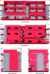 Figure 14 - Schematic views of the cinema complex