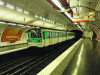 Figure 2 - Paris metro train in bi-directional tunnel (source: Own work, Clicsouris)