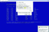 Figure 2 - Company website rendered unusable with the appearance of a blue screen