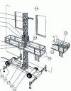 Figure 15 - Schematic representation of a platform moving along a mast