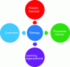 Figure 5 - The strategy is articulated around four generic axes (Norton and Kaplan, 1996)