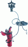 Figure 21 - Compressed-air insulated escape device type NF EN 402, used in conjunction with an air-supplied work device