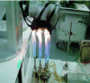 Figure 25 - Example of a full face mask flame resistance test NF EN 136