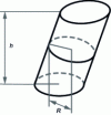 Figure 12 - Straight cylinder with parallel oblique sections