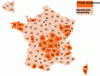 Figure 8 - Radon map of France