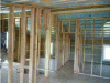 Figure 2 - Installation of non-load-bearing partitions in a timber-frame house (source: leredubois)
