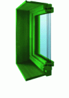 Figure 6 - Window with pre-frame (source Menuiserie blanc)