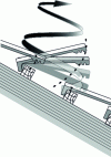 Figure 27 - Effect of wind on nail-fixed tiles