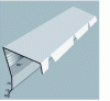 Figure 12 - Ventilated single ridge without snow guard (© Société Bacacier)