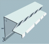 Figure 9 - Ventilated single ridge with snow guard (© Société Bacacier)