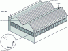 Figure 14 - Detail of roofing on a multi-sloped building