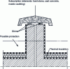 Figure 11 - Projecting joint with concrete or hard stone coping