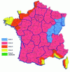 Figure 2 - Zoning map of France for AEV classification