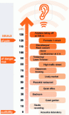 Figure 1 - Noise scale: from audible to pain threshold (source: BruitParif)