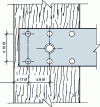 Figure 17 - Pre-drilled hole layout