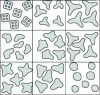 Figure 1 - Shape of polyamide carpet strands (cross-section)