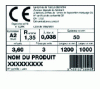 Figure 1 - Example of a CE label