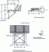 Figure 43 - Working and circulation gangways on brackets (gables and facades)