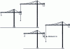 Figure 15 - Passage of the hook in relation to the counter-jib of the low-level crane