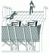 Figure 4 - Fan-shaped scaffolding (source: © ETI)