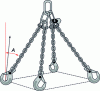 Figure 37 - Slinging angle (source INRS)