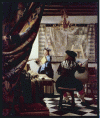 Figure 21 - Vermeer: l'Atelier 1665 (Credit BPK, Berlin, Dist. RMN-GP/Hermann Buresch)