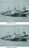 Figure 5 - Boats and lighthouses. Visualization of defects in sampling structures
