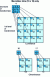 Figure 16 - Two-level transform of DC coefficients [10] [11] [58].