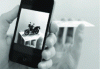 Figure 34 - Inlaying an object onto a business card using a smartphone (Copyright P. Fuchs)