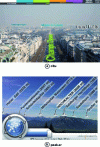 Figure 7 - CITU Laboratory. Augmented reality from the Arc de Triomphe and Peak.ar