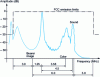 Figure 4 - RF spectrum of an NTSC TV channel for a 75% saturated bar pattern