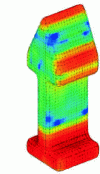 Figure 30 - 3D radar image of the metal spire obtained from acquisitions by CEA/CESTA's ARCHE 3D system (after [27]).