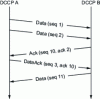 Figure 5 - Data exchange with DCCP