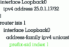 Figure 6 - SID prefix configuration (Cisco IOS-XR)