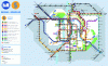 Figure 10 - Map of the metropolitan rail network around Brussels (Réseau S) (SNCB, 2018)