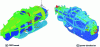 Figure 47 - 3D FDTD modeling of the TP400 aircraft engine (courtesy of Hispano-Suiza)