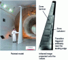 Figure 19 - Infrared visualization on a canopy (source J.M. Angulo/B. Deléglise/Onera)