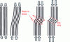 Figure 31 - Fiber breakage in compression: slip band phenomenon