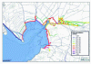 Figure 20 - Average elevation of dikes in the Aiguillon Bay area (from [13])