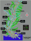 Figure 22 - Weirs and flood expansion zones on the Mississippi River (USACE)