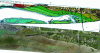 Figure 4 - Example of a laser survey of the northern mudflat of the Seine estuary and associated aerial photograph (credit GPMH).