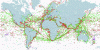 Figure 10 - Maritime traffic panorama (source: https://www.marinetraffic.com)