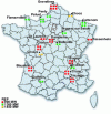 Figure 2 - Location of French nuclear power plants